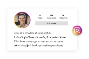 Attitude Bio for Instagram for Boys